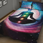 Chakras Of The Universe Print Quilt Bed Set