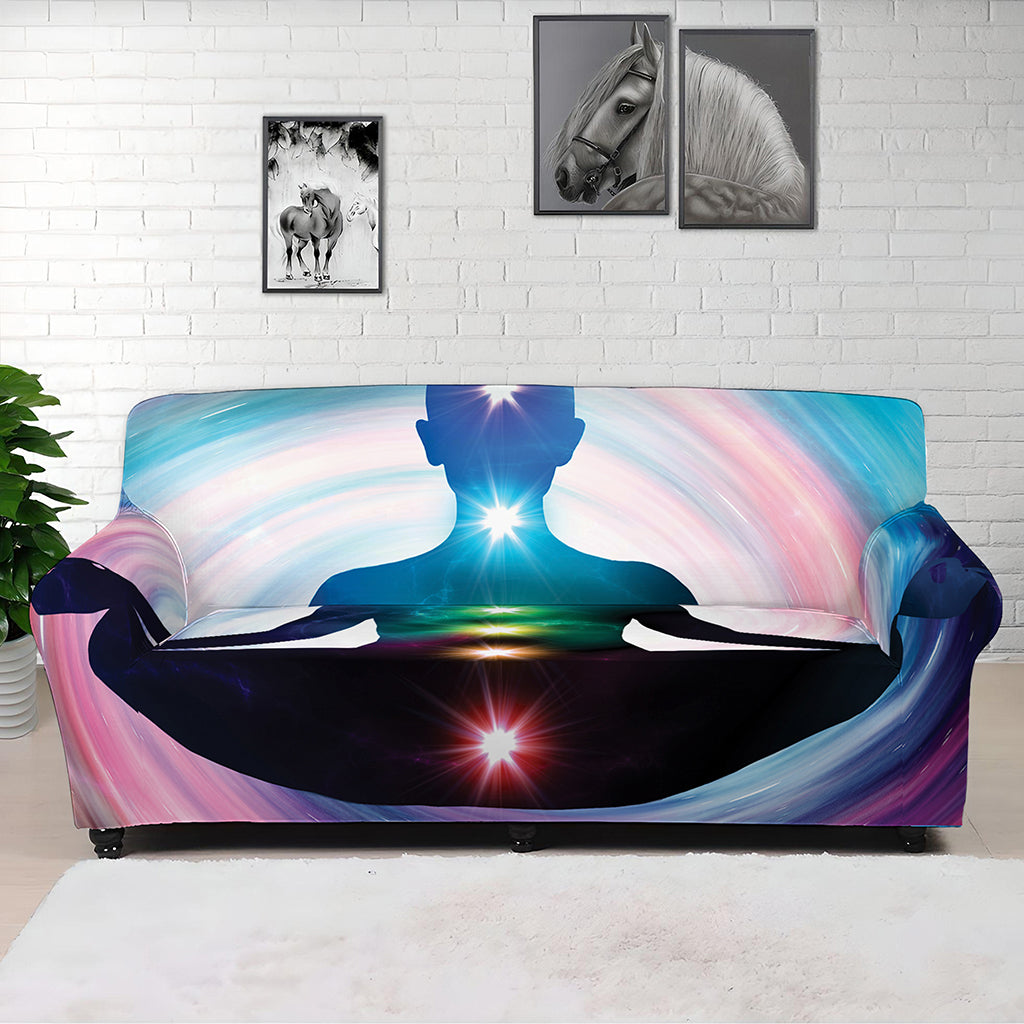 Chakras Of The Universe Print Sofa Cover