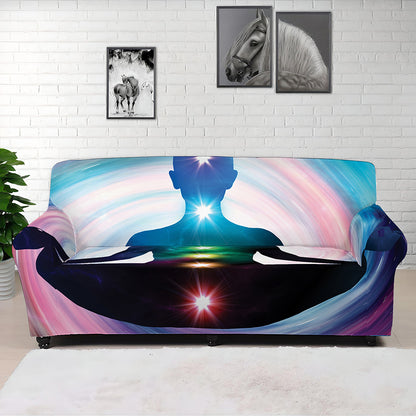 Chakras Of The Universe Print Sofa Cover