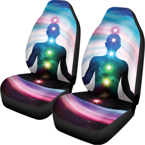 Chakras Of The Universe Print Universal Fit Car Seat Covers