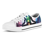 Chakras Of The Universe Print White Low Top Shoes