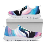 Chakras Of The Universe Print White Sneakers