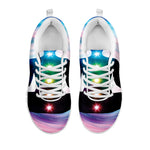 Chakras Of The Universe Print White Sneakers
