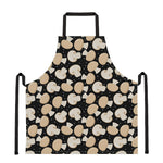 Champignon Mushroom Pattern Print Apron