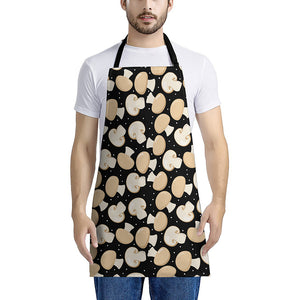 Champignon Mushroom Pattern Print Apron