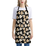 Champignon Mushroom Pattern Print Apron