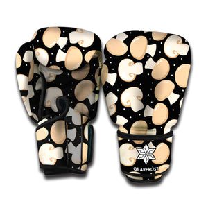 Champignon Mushroom Pattern Print Boxing Gloves