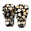 Champignon Mushroom Pattern Print Boxing Gloves