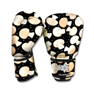 Champignon Mushroom Pattern Print Boxing Gloves