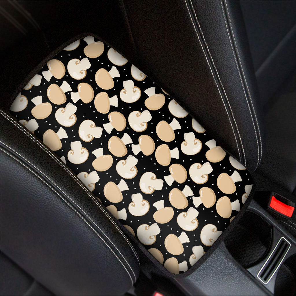 Champignon Mushroom Pattern Print Car Center Console Cover