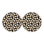 Champignon Mushroom Pattern Print Car Coasters