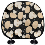 Champignon Mushroom Pattern Print Car Headrest Covers