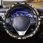 Champignon Mushroom Pattern Print Car Steering Wheel Cover