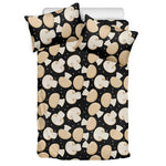 Champignon Mushroom Pattern Print Duvet Cover Bedding Set