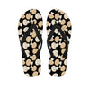 Champignon Mushroom Pattern Print Flip Flops