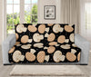 Champignon Mushroom Pattern Print Futon Protector