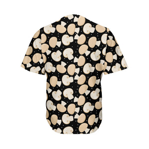 Champignon Mushroom Pattern Print Men's Baseball Jersey