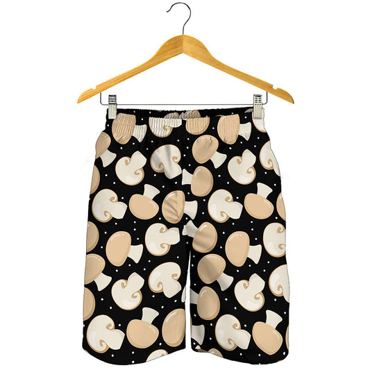 Champignon Mushroom Pattern Print Men's Shorts
