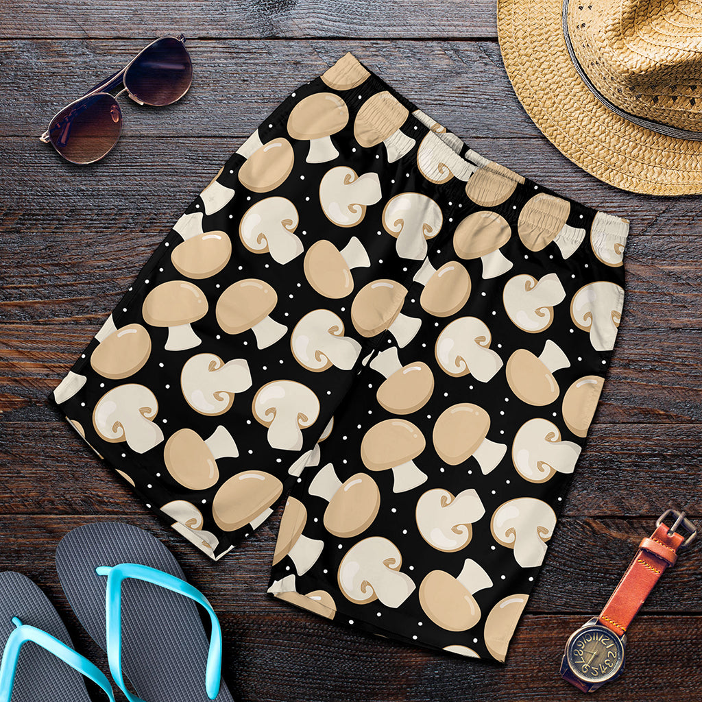 Champignon Mushroom Pattern Print Men's Shorts