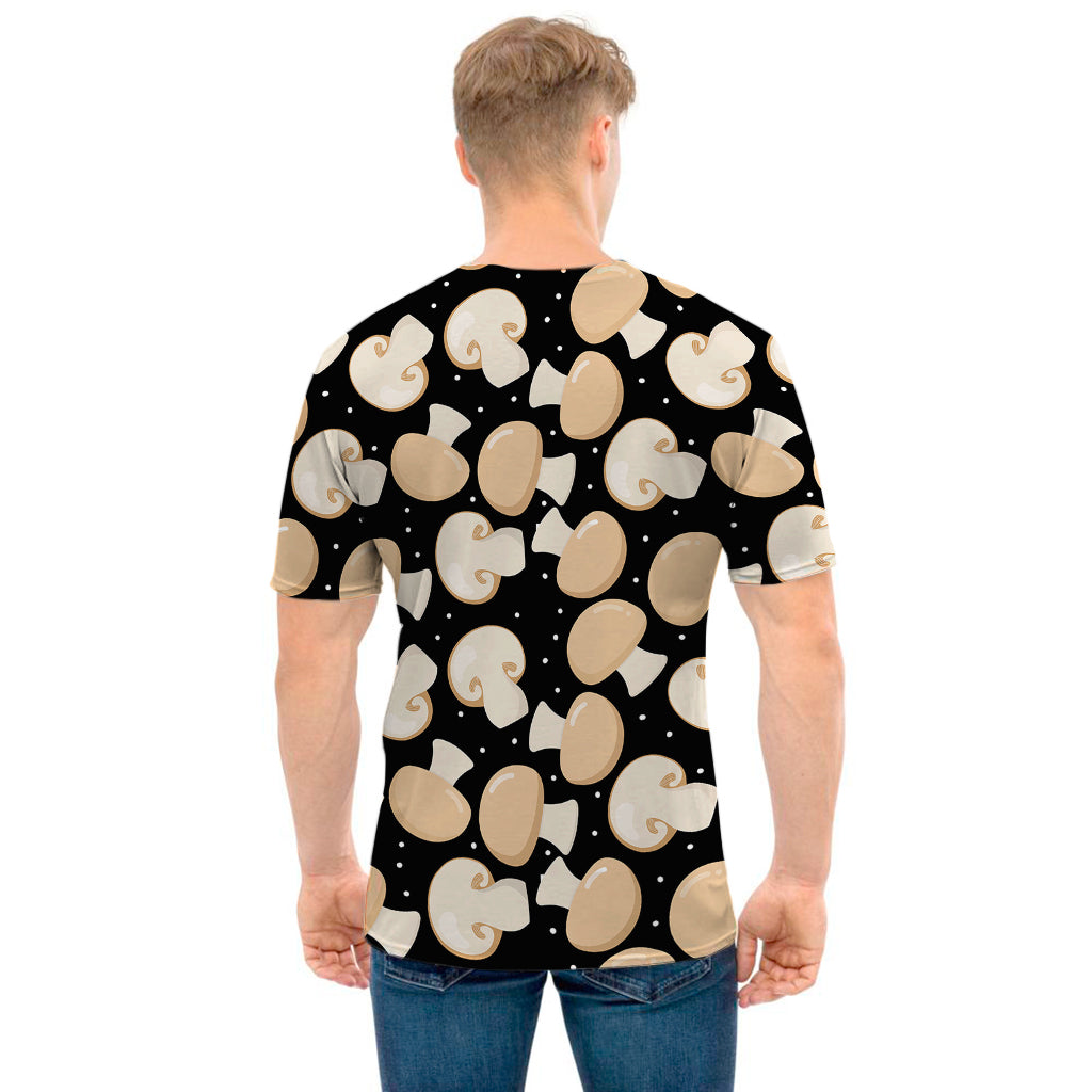 Champignon Mushroom Pattern Print Men's T-Shirt