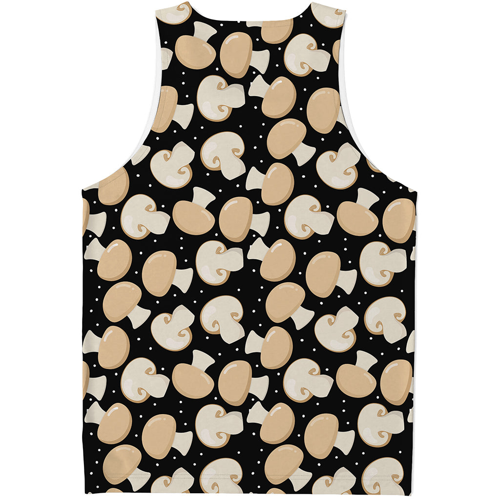 Champignon Mushroom Pattern Print Men's Tank Top