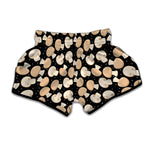 Champignon Mushroom Pattern Print Muay Thai Boxing Shorts