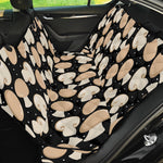 Champignon Mushroom Pattern Print Pet Car Back Seat Cover