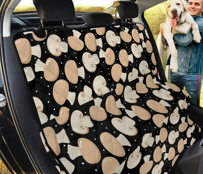 Champignon Mushroom Pattern Print Pet Car Back Seat Cover