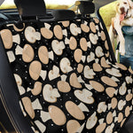 Champignon Mushroom Pattern Print Pet Car Back Seat Cover