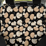 Champignon Mushroom Pattern Print Pet Car Back Seat Cover