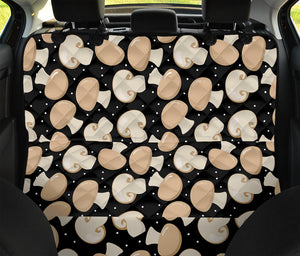 Champignon Mushroom Pattern Print Pet Car Back Seat Cover