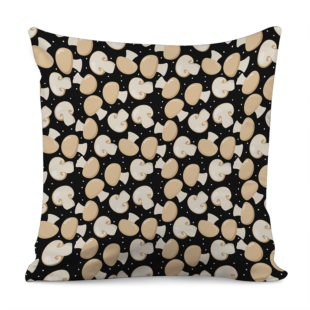 Champignon Mushroom Pattern Print Pillow Cover