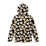 Champignon Mushroom Pattern Print Pullover Hoodie