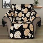 Champignon Mushroom Pattern Print Recliner Protector