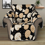 Champignon Mushroom Pattern Print Recliner Protector