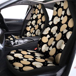 Champignon Mushroom Pattern Print Universal Fit Car Seat Covers