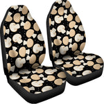 Champignon Mushroom Pattern Print Universal Fit Car Seat Covers