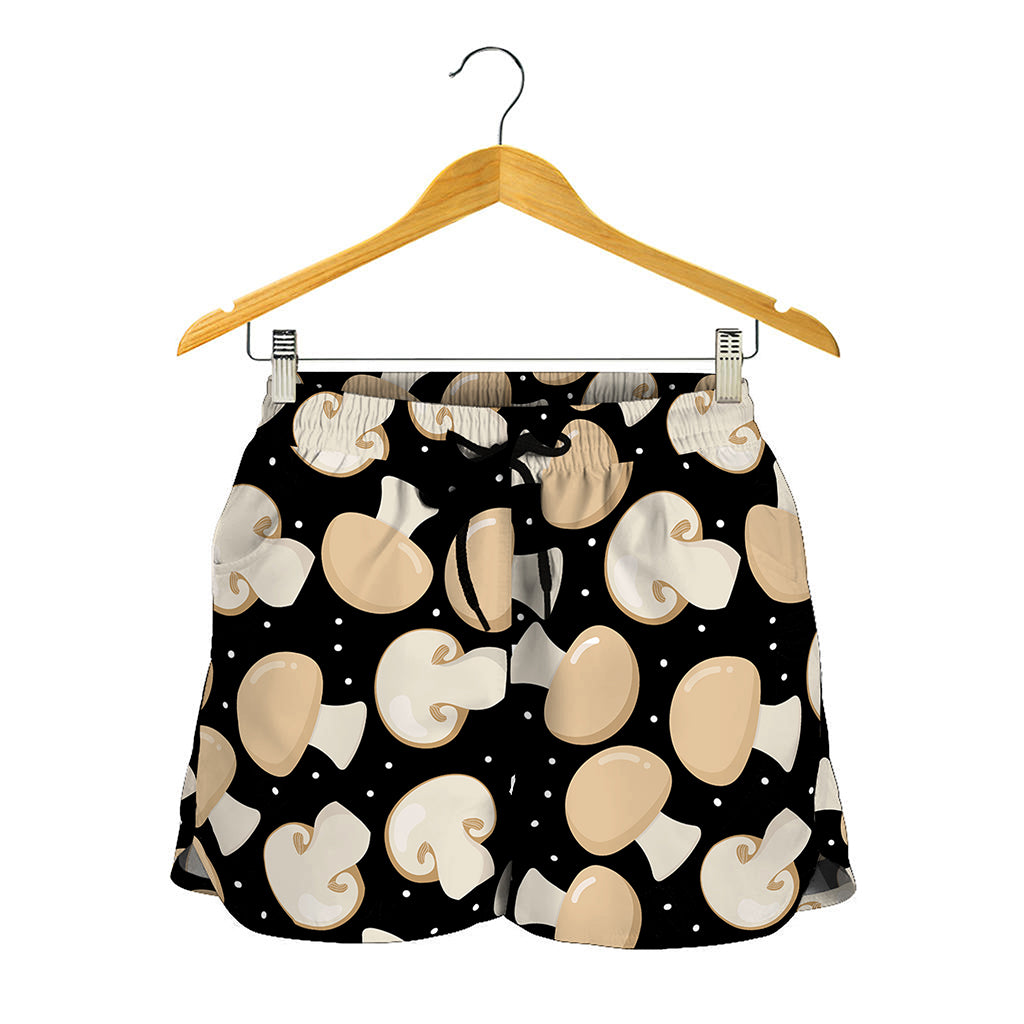 Champignon Mushroom Pattern Print Women's Shorts