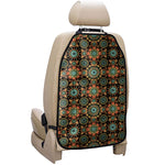 Chaotic Boho Floral Pattern Print Car Seat Organizers