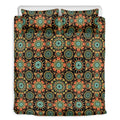 Chaotic Boho Floral Pattern Print Duvet Cover Bedding Set