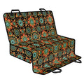 Chaotic Boho Floral Pattern Print Pet Car Back Seat Cover