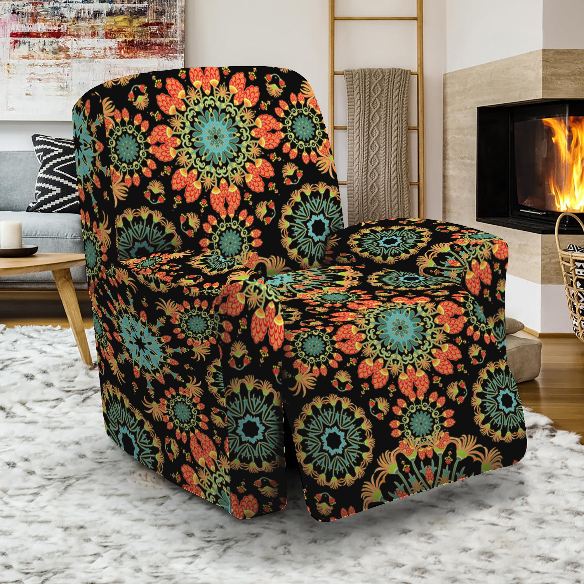 Printed 2025 recliner slipcovers