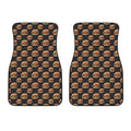 Cheeseburger Pattern Print Front Car Floor Mats