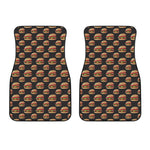 Cheeseburger Pattern Print Front Car Floor Mats