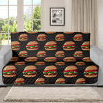 Cheeseburger Pattern Print Futon Protector