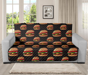 Cheeseburger Pattern Print Futon Protector