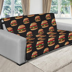 Cheeseburger Pattern Print Futon Protector