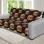 Cheeseburger Pattern Print Futon Protector