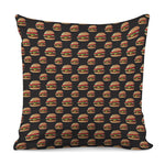 Cheeseburger Pattern Print Pillow Cover