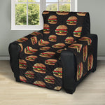 Cheeseburger Pattern Print Recliner Protector